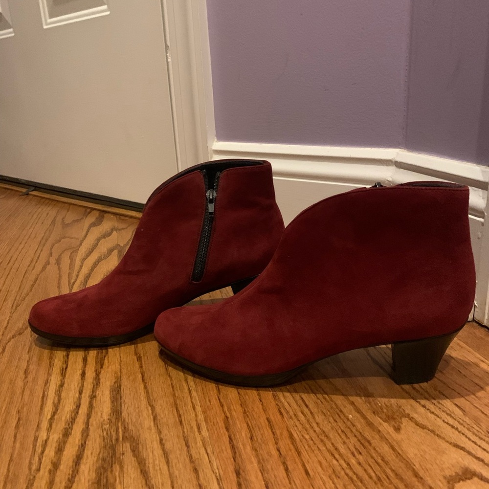 Suede heels